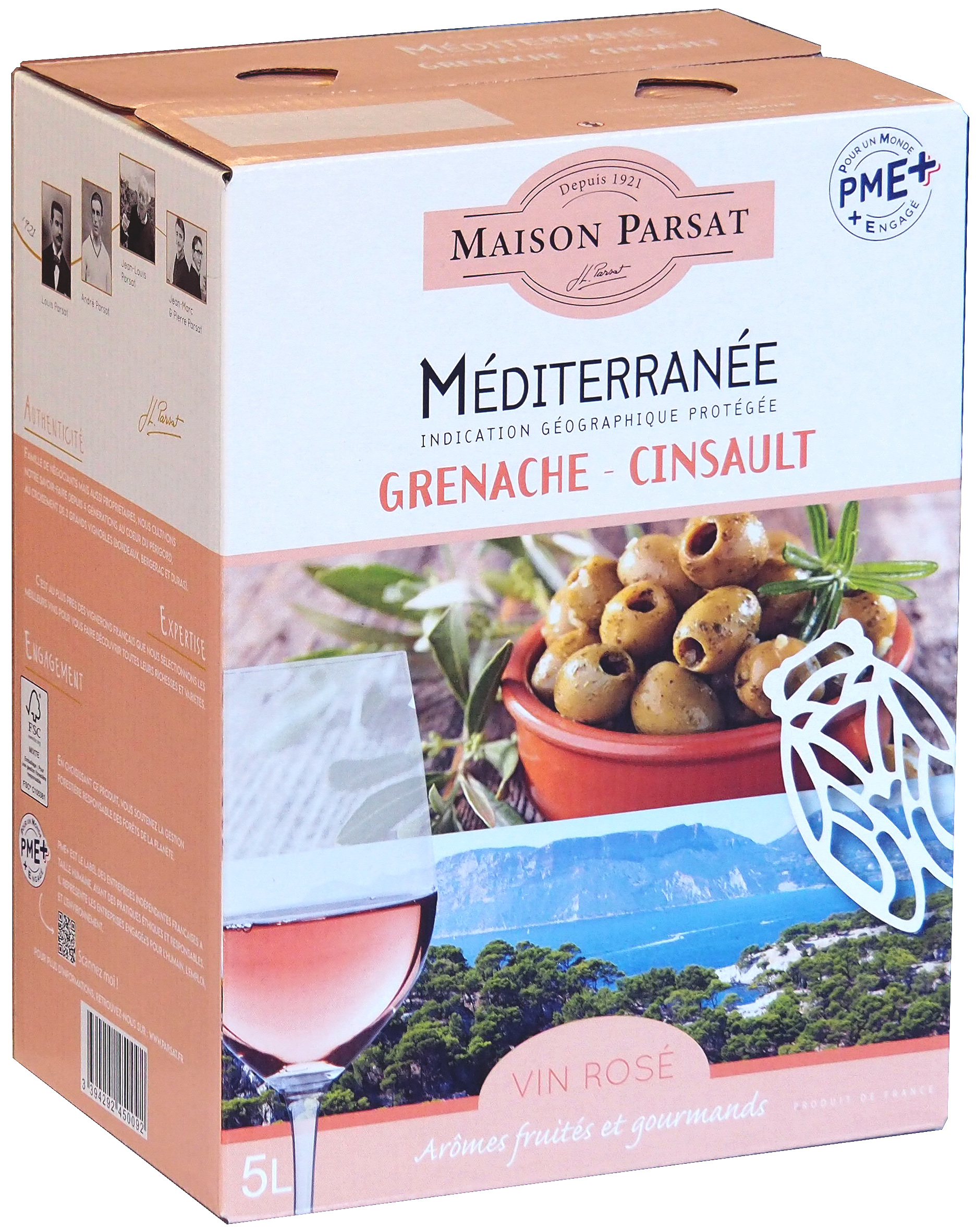 Miniature JL Parsat - IGP Méditerranée Rosé